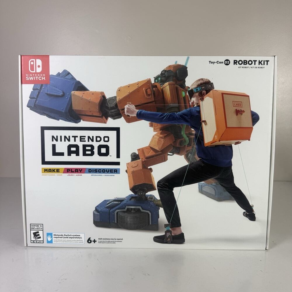 New Sealed Nintendo Labo Toy-Con 02 Robot Kit (Nintendo Switch, 2018)